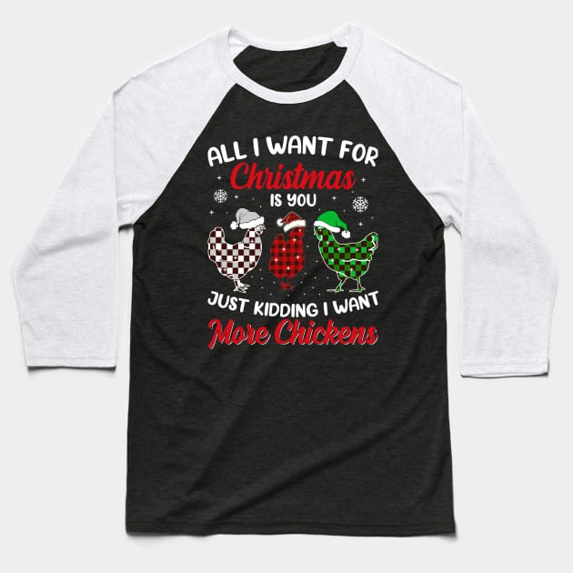 All I Want For Christmas Is Baseball T-Shirt by MZeeDesigns